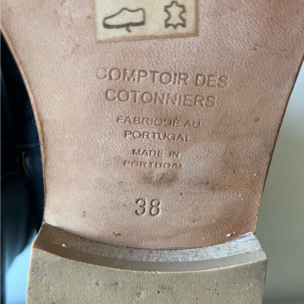 Comptoir Des Cotonniers Women’s Navy Suede/Leather Ankle Boots - 38EU/8US - Picture 6 of 11